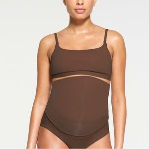 SKIMS *NWT FITS EVERYBODY MATERNITY PUMPING SCOOP BRALETTE | COLOR: JASPER